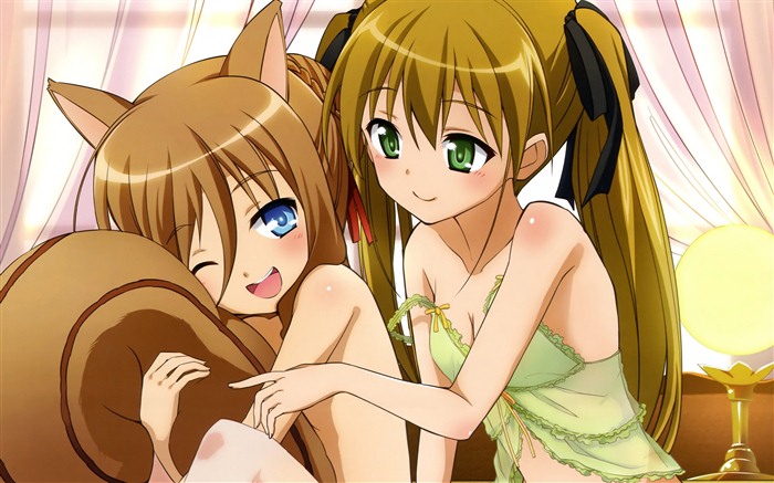 Krásné dívky anime HD Tapety na plochu (1) #19