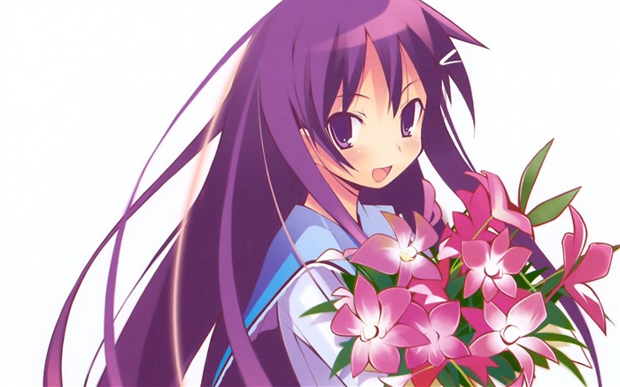 Krásné dívky anime HD Tapety na plochu (2) #3