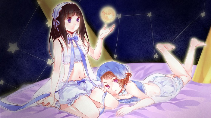 Krásné dívky anime HD Tapety na plochu (2) #7