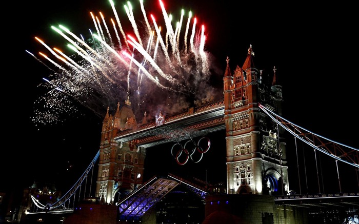 런던 2012 년 올림픽 테마 배경 화면 (1) #12