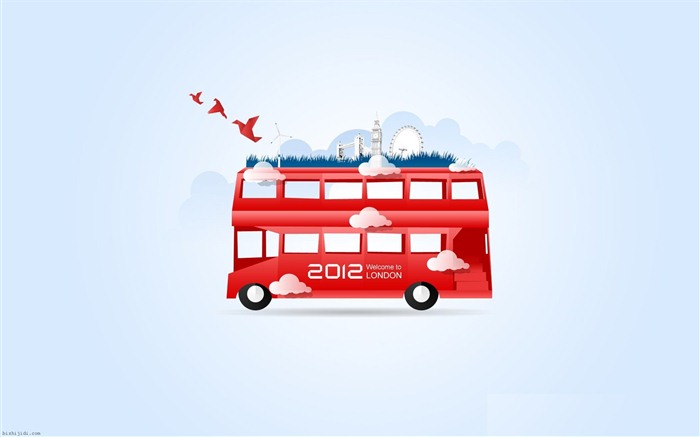 런던 2012 년 올림픽 테마 배경 화면 (1) #18