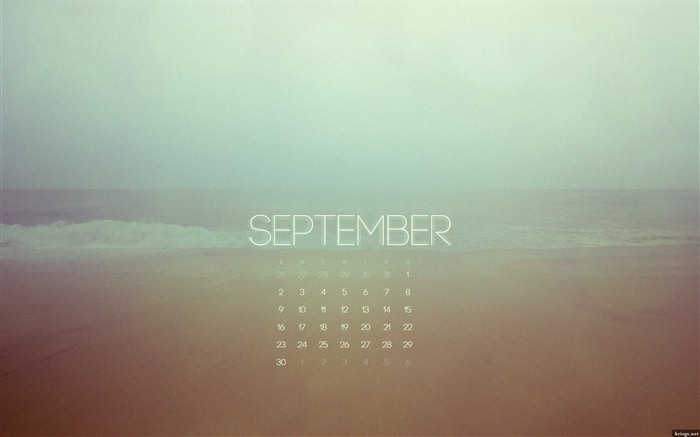 Сентябрь 2012 Календарь обои (1) #5