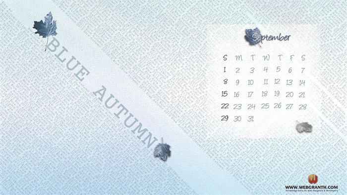 Сентябрь 2012 Календарь обои (1) #12