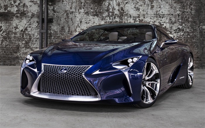 2012 Lexus LF-LC Concept Bleu fonds d'écran HD #6