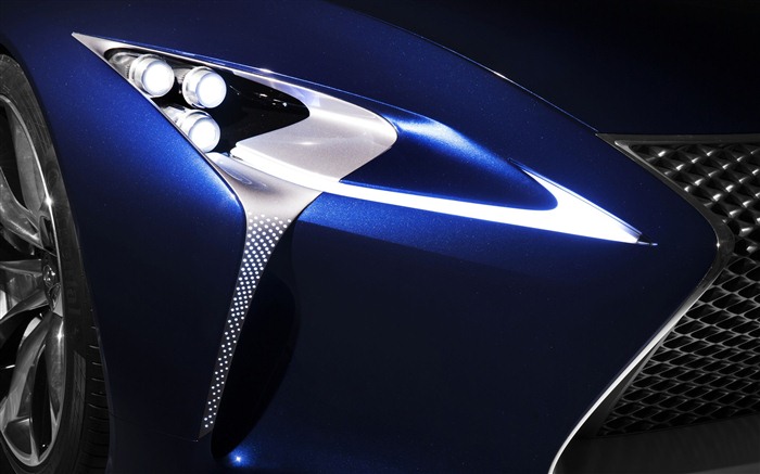 2012 Lexus LF-LC azul concepto HD fondos de pantalla #11