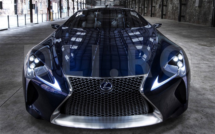2012 Lexus LF-LC синий концепцию HD обои #15