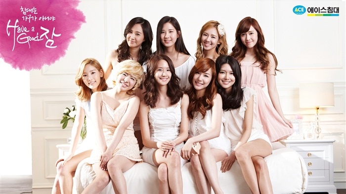 Girls Generation ACE y endosos LG anuncios fondos de pantalla HD #1