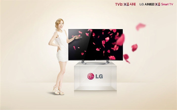 소녀 시대 ACE와 LG의 보증 광고의 HD 배경 화면 #14