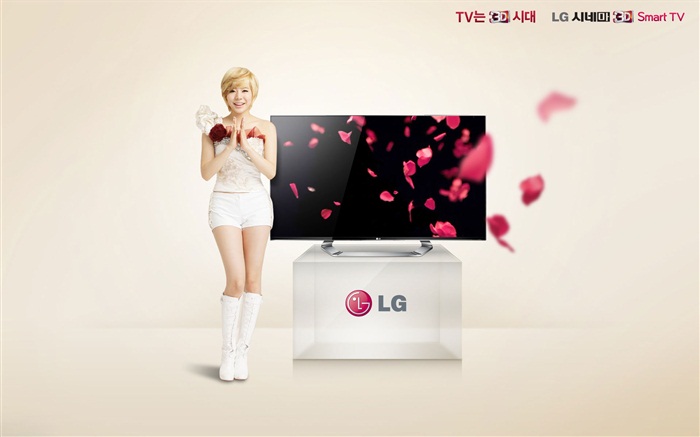 소녀 시대 ACE와 LG의 보증 광고의 HD 배경 화면 #19