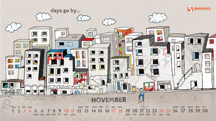 November 2012 Kalender Wallpaper (1) #14
