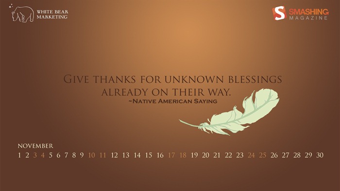11 2012 Calendar fondo de pantalla (1) #17