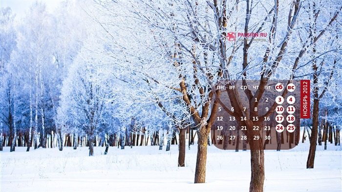 Ноябрь 2012 Календарь обои (2) #15