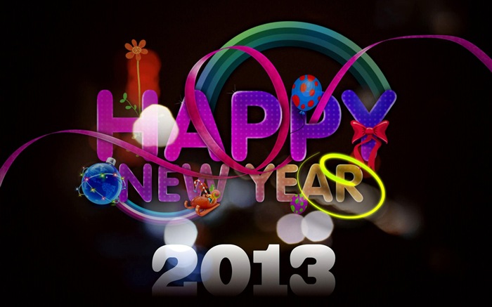 2013 Šťastný Nový Rok HD Tapety na plochu #15