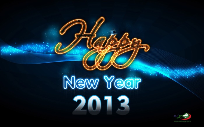 2013 Šťastný Nový Rok HD Tapety na plochu #17
