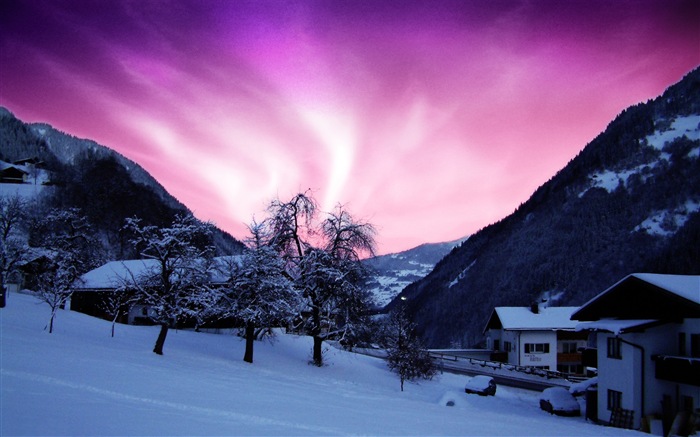Природные чудеса Northern Lights HD обои (2) #1