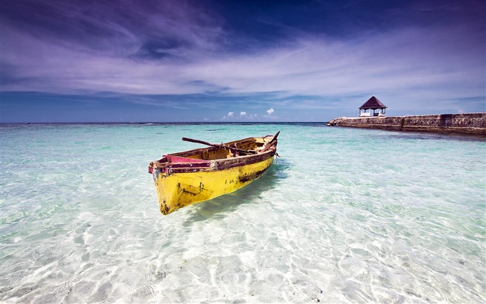 Windows 8 壁紙：加勒比海濱 #1