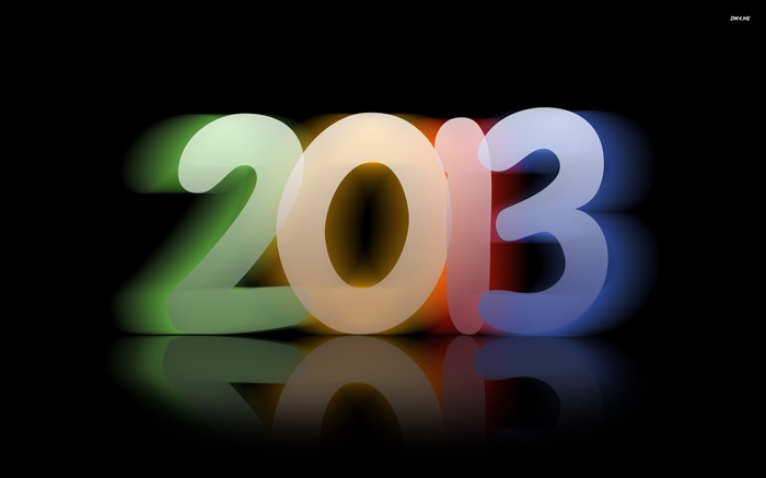 2013 Año Nuevo fondo de pantalla tema creativo (1) #8
