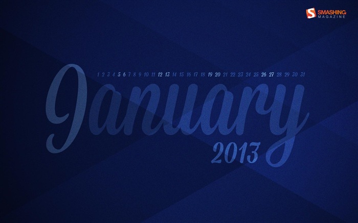 January 2013 Calendar wallpaper (1) #13