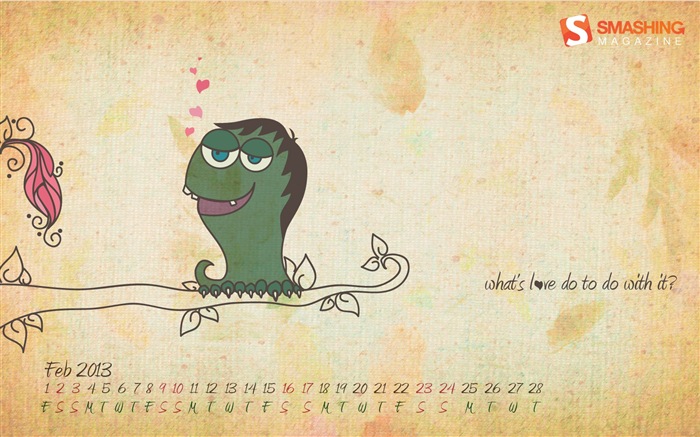 02 2013 Calendar fondo de pantalla (1) #13