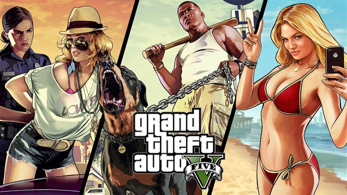 Grand Theft Auto V GTA 5 HD herní plochu #17