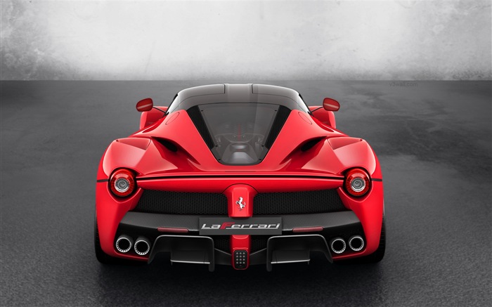 2013 Ferrari LaFerrari red supercar HD wallpapers #8