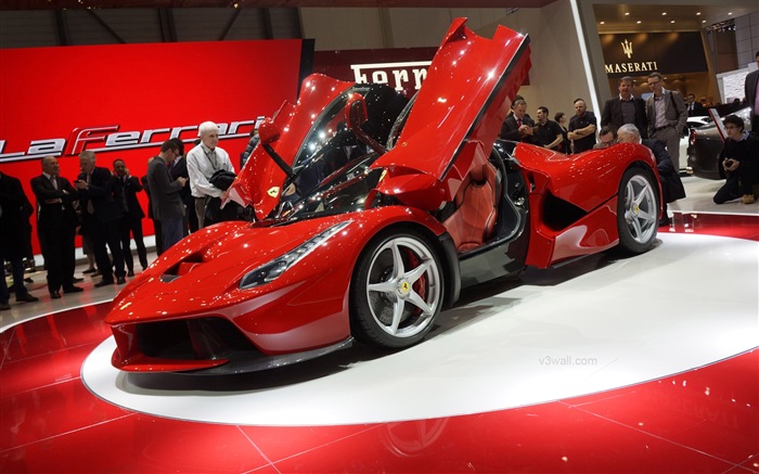 2013 Ferrari supercar rojo LaFerrari HD fondos de pantalla #9
