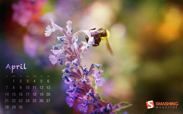 April 2013 Calendar wallpaper (1) #1