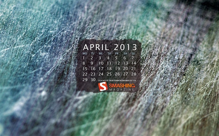 Апрель 2013 Календарь обои (1) #7