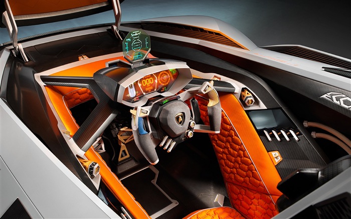 Lamborghini Egoista Concept supercar HD wallpapers #3