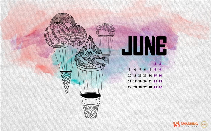 Июнь 2013 календарь обои (2) #1