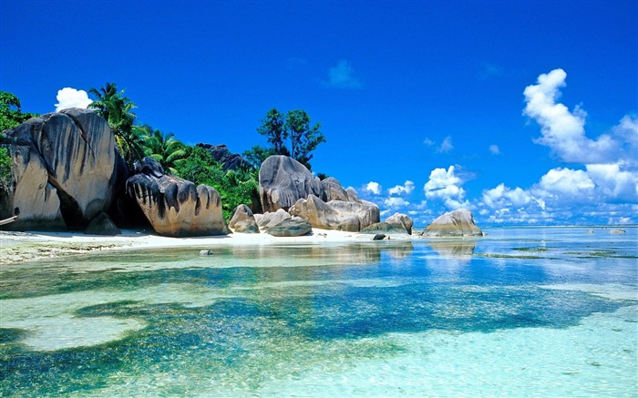 Seychely Ostrov terén HD tapety na plochu #11