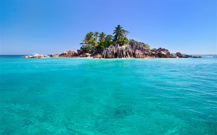 Сейшельские острова природа пейзаж HD обои #13