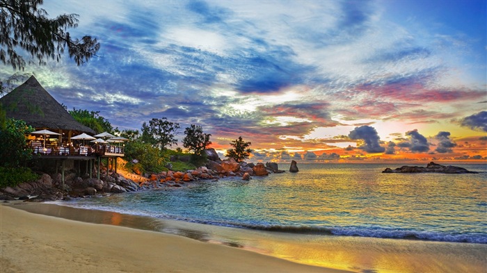 Seychely Ostrov terén HD tapety na plochu #14
