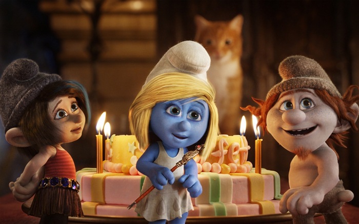 Smurfs 2 обои HD фильм #2