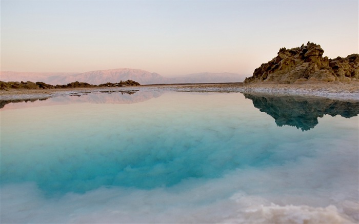 Мертвое море красивых пейзажей HD обои #2