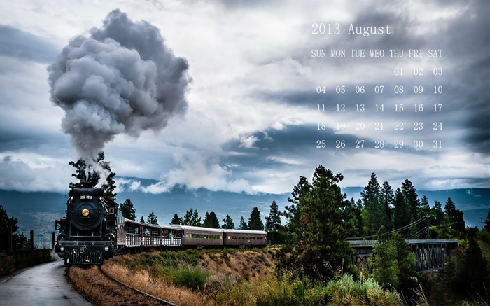 August 2013 Kalender Wallpaper (1) #6