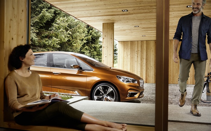 2013 BMW 컨셉 액티브 포장 형 관광 자동차의 HD 배경 화면 #3