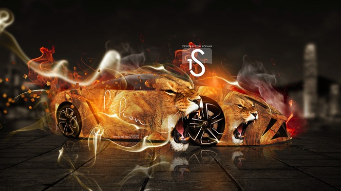 Creative fond d'écran de conception de voiture de rêve, Faune automobile #18