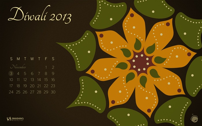 Ноябрь 2013 Календарь обои (2) #5