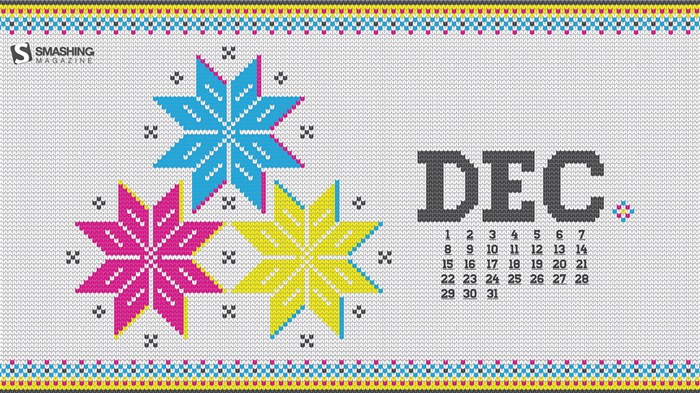 Декабрь 2013 Календарь обои (1) #3