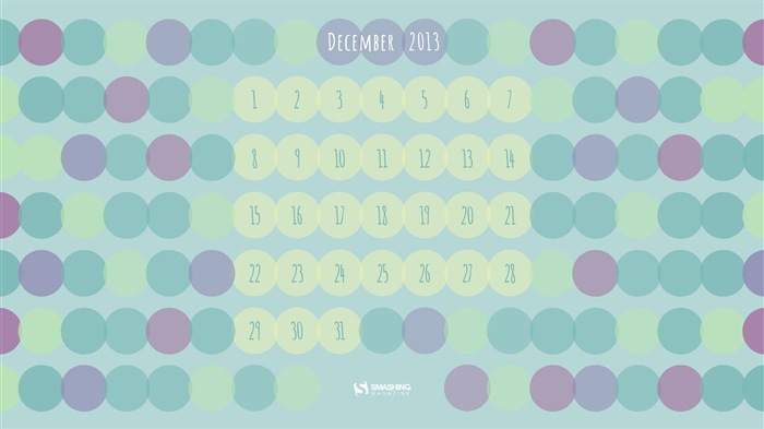 December 2013 Calendar wallpaper (2) #8