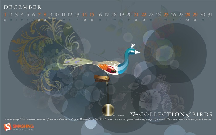 Декабрь 2013 Календарь обои (2) #16
