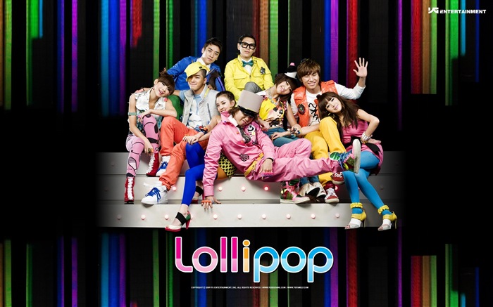 Korean music girls skupina 2NE1 HD tapety na plochu #10