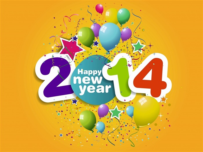 2014 Новый год Стиль Обои (1) #20