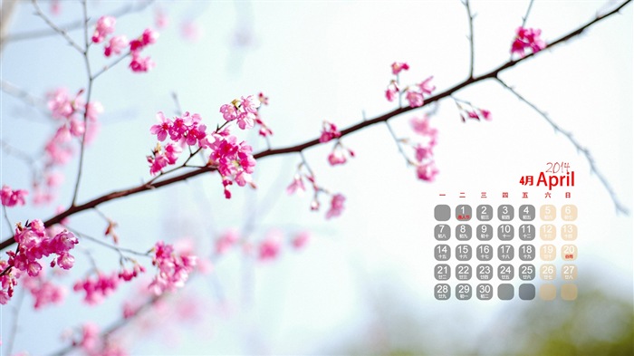 Апрель 2014 календарь обои (1) #4
