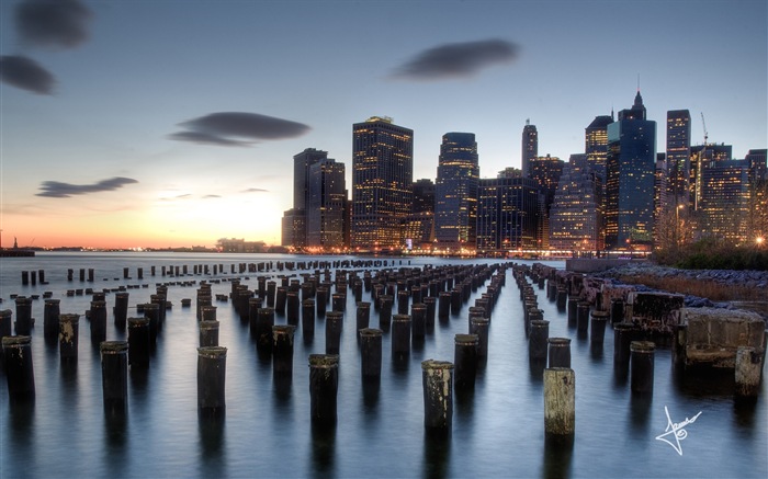 뉴욕의 도시 풍경, 마이크로 소프트 윈도우 8의 HD 배경 화면 #1
