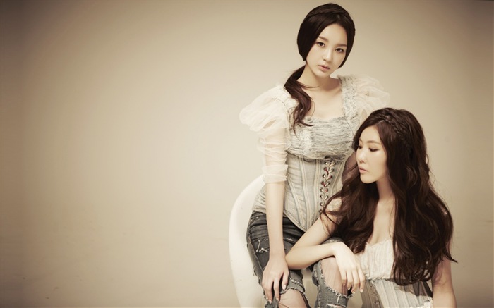 Davichi，韩国二人女子组合，高清壁纸8