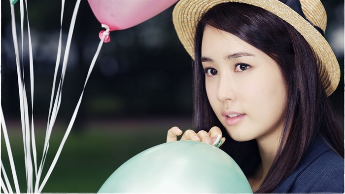 Корейский красивая девушка, Ли Да Хэ, HD обои #17