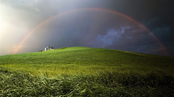 Beautiful rainbow scenery HD wallpapers #2
