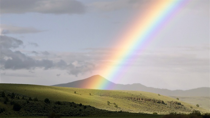 Fondos de pantalla HD paisaje rainbow Hermosas #3